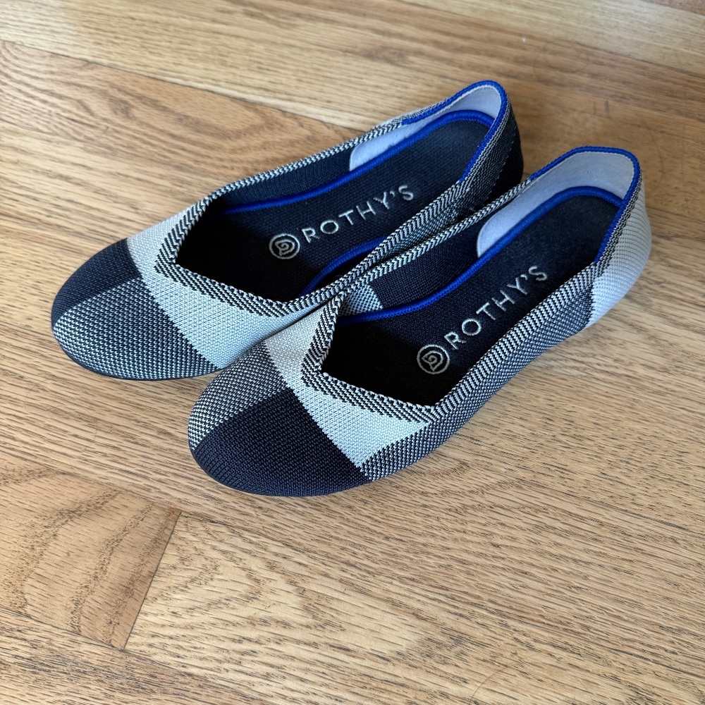 Rothy’s Flats— black and ivory
